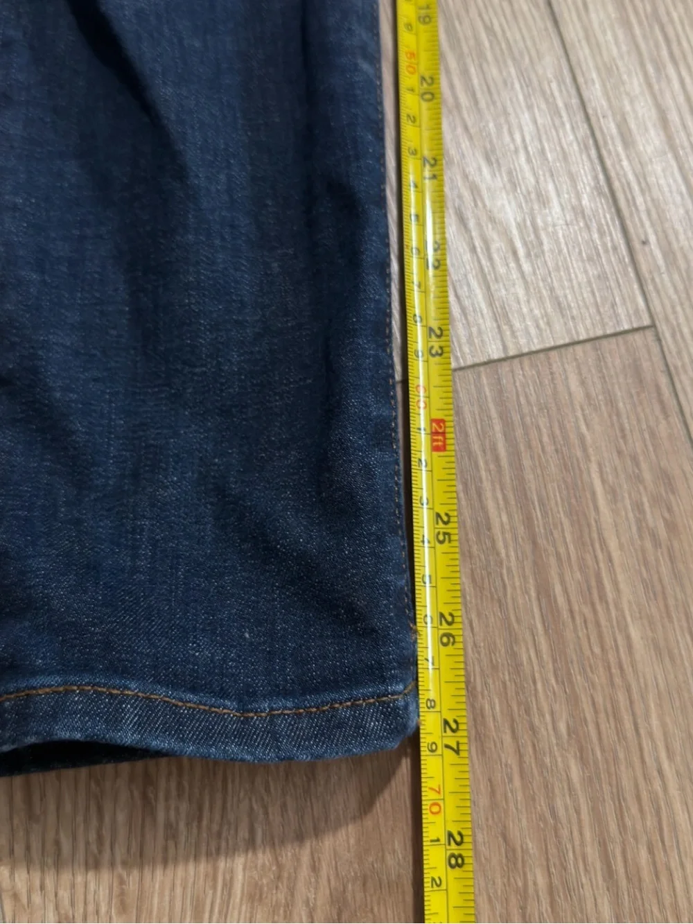 J.Crew Toothpick Skinny Jeans Dark Wash Blue Denim Size 26 Stretch Slim Fit